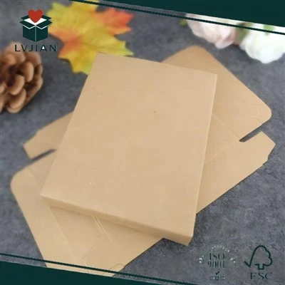 Stok 10x8x2cm kraft kağıt hediye kutusu